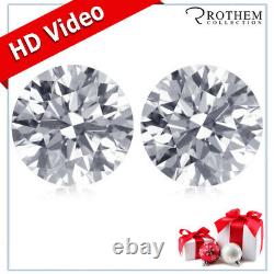 1.00 ct.tw D SI2 Two Matching Round Diamonds Set 5.1 mm CVD Lab Grown 53341295