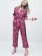 184 J. Crew Collection Silk Twill Lion Print Shirt & Pants Set Nwt 2 Fuchsia