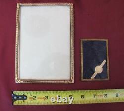 1920s ANTIQUE SET OF TWO BRONZE PHOTO PICTURE FRAMES