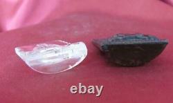 1946 Set Of Two Christian Bakelite & Glass Mini Icons St. Ivan Rilski