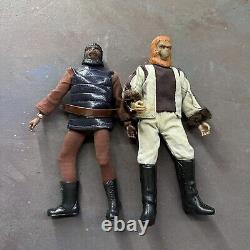 1970's Vintage Planet Of The Apes Figures Lot Set Of Two