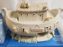 1992 PRECIOUS MOMENTS Two By Two The Noah's Ark Story 8 Piece Set w Boxes MINT