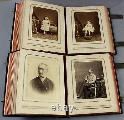 19thC TWO fine European ARISTOCRAT cabinet photograph albums PRUSSIA / Germany
