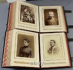 19thC TWO fine European ARISTOCRAT cabinet photograph albums PRUSSIA / Germany
