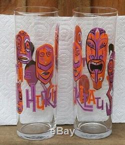 2 Hukilau 2016 Shag Zombie Glass Josh Agle New Rare Tiki Mug Set Of Two