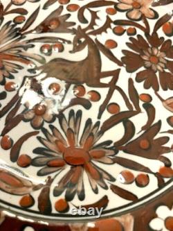 2 Ikaros Rhodes Greece Hangable Decorative Plates VTG MCM Hand Painted Signed