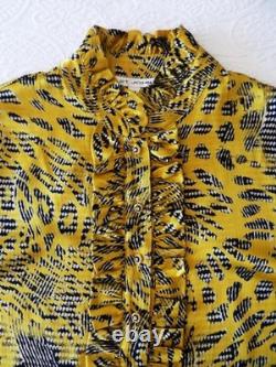2-pc ST JOHN COLLECTION Black Jacket Artsy Yellow Silk Lining & SJ Button Top 14
