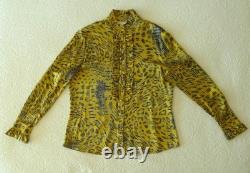 2-pc ST JOHN COLLECTION Black Jacket Artsy Yellow Silk Lining & SJ Button Top 14