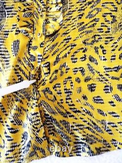 2-pc ST JOHN COLLECTION Black Jacket Artsy Yellow Silk Lining & SJ Button Top 14