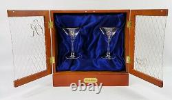 2002 Crown Royal Special Reserve 750ml Two Glass Wooden Gift Set (No Bottle)