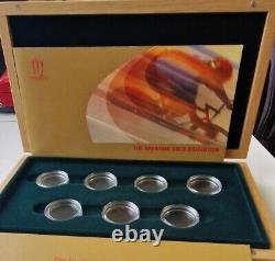 2002 MANCHESTER Sporting Gold Collection Two-Pound Seven-Coins Gold Proof Set, Co