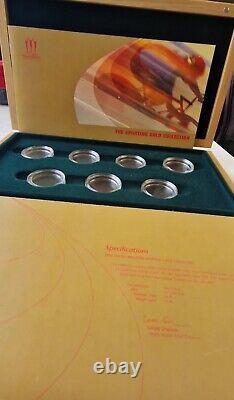 2002 MANCHESTER Sporting Gold Collection Two-Pound Seven-Coins Gold Proof Set, Co