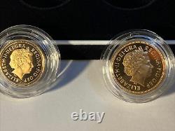 2007 Gold Proof 2 Coins Full & Half Sovereign Collections Limited Set