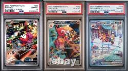 2023 Fuecoco 201 Crocalor 202 Skeledirge 258 Paldea Evolved Psa 10 3 Card Set