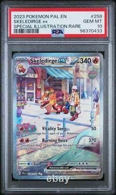 2023 Fuecoco 201 Crocalor 202 Skeledirge 258 Paldea Evolved Psa 10 3 Card Set