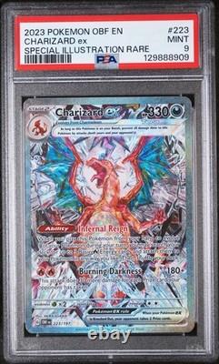 2023 Pokemon Obf En-obsidian Flames Special Illustration Rare Charizard Ex Psa 9