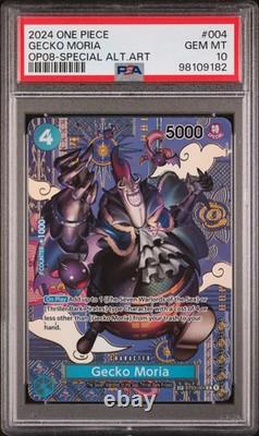 2024 One Piece OP08-Two Legends Gecko Moria Special Alt Art PSA 10 GEM MINT