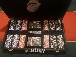 300pc Rolling Stones Casino Boogie Exile on Main St Poker Set Extremely Rare