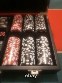 300pc Rolling Stones Casino Boogie Exile on Main St Poker Set Extremely Rare