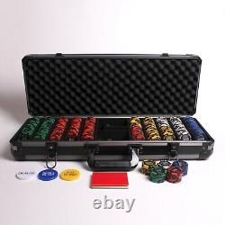 500 Numbered Redtooth Poker Chip Set with 14 Gram Casino Chips & Button Kit