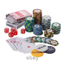 500 Poker Set 14G Poker Chips Monte Carlo Poker Club
