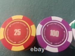 500pc Betfair Poker Set Clay Poker Chips 14g Rare