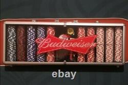 500pc Budweiser Poker Set Brand New and Rare