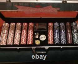 500pc Budweiser Poker Set Brand New and Rare