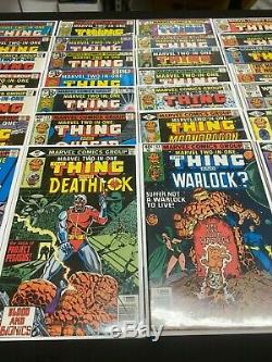 64 issue lot of Marvel Two-In-One Bronze Age Comics Run Set Thing 1974 1st Ser