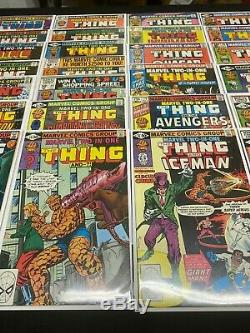 64 issue lot of Marvel Two-In-One Bronze Age Comics Run Set Thing 1974 1st Ser