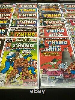 64 issue lot of Marvel Two-In-One Bronze Age Comics Run Set Thing 1974 1st Ser