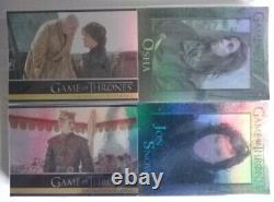 A Game Of Thrones Season Two Parallel Foil Trading Card Set