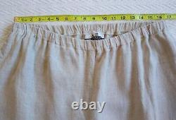 AP Collection California 100% Linen 3 Pc Set Lagenlook tank blouse pants Plus 1X