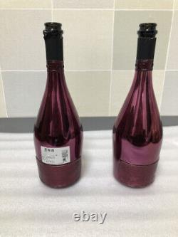 ARMAND DE BRIGNAC Empty Bottle Red Set of two Fedex DHL F/S