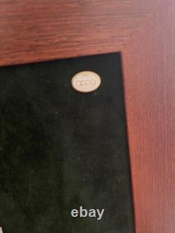 Acca Castellani Italian Poker Set Silver 925 Wood Box Cards And Chips Sealed New
