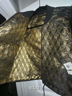 Adidas Premium SS/2020 Black Gold Reversible Jacket pant set outfit collection