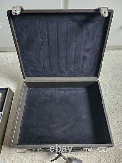 Alfred Dunhill London Bourdon Carbon Fibre Poker Set Leather Case Complete