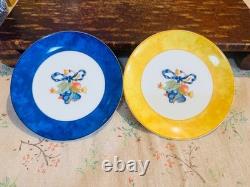 Almost unused Bernardaud Limoges Borghese Plate, 5.7 inches (14.5 cm), set of 2