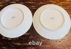 Almost unused Bernardaud Limoges Borghese Plate, 5.7 inches (14.5 cm), set of 2