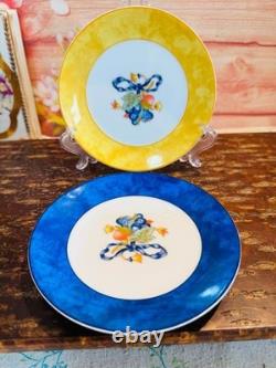 Almost unused Bernardaud Limoges Borghese Plate, 5.7 inches (14.5 cm), set of 2