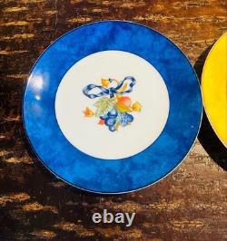 Almost unused Bernardaud Limoges Borghese Plate, 5.7 inches (14.5 cm), set of 2