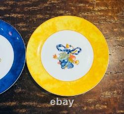 Almost unused Bernardaud Limoges Borghese Plate, 5.7 inches (14.5 cm), set of 2