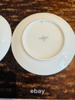 Almost unused Bernardaud Limoges Borghese Plate, 5.7 inches (14.5 cm), set of 2