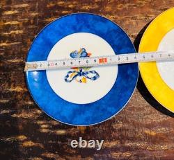 Almost unused Bernardaud Limoges Borghese Plate, 5.7 inches (14.5 cm), set of 2