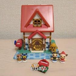 Animal Crossing Let's make a forest two-storied building Figure vintage rare set
