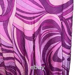 Anne Crimmins For UMI Collections Skirt Set Vintage Womens Size 10 Purple Retro