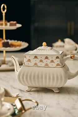 Anthropologie x The Met Teapot, Creamer, Sugar Bowl and Two Teacups Set