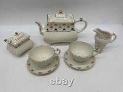 Anthropologie x The Met Teapot, Creamer, Sugar Bowl and Two Teacups Set