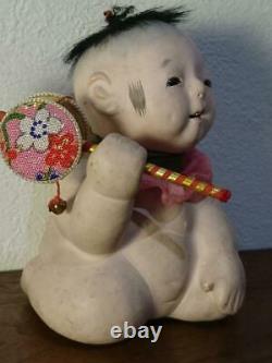 Antique Japanese ichimatsu doll A set of two baby dolls Showa Retro