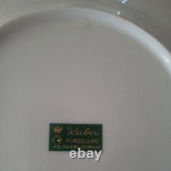 Antique Kuba Porzellan Bavaria Germany Décor Old Vienna Fragonard 24k Plate